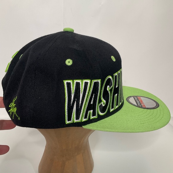 Washington DC Hat Cap Snap Back City Hunter Ultimate Headwear Black Green NWTs - Picture 9 of 15